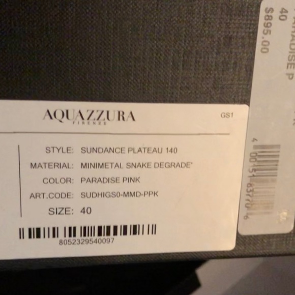 NBW Sundance Snake-Embossed Platform Sandals Color: PARADISE PINK (SOLD OUT) - Picture 9 of 13